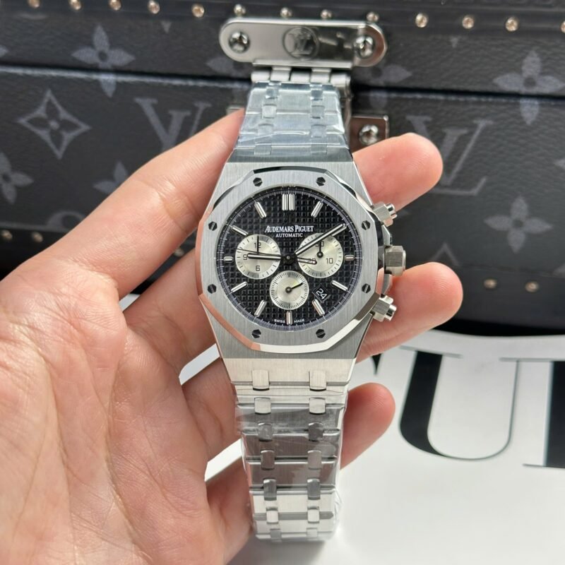 Audemars Pigue Copies Watches Royal Oak 26331 Chronograph Black Dial 41mm - Replica Luxury