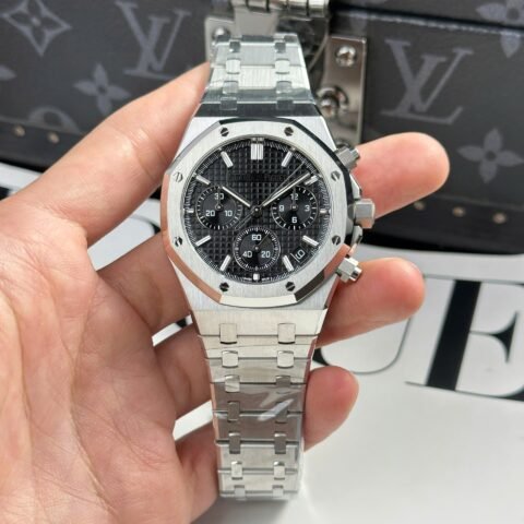 Audemars Piguet Copies Watches Royal Oak 26240ST Black Dial APS Factory 41mm - Replica Luxury