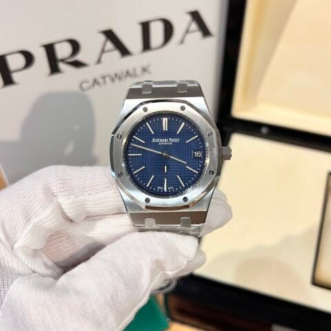 Audemars Piguet Replica 1:1 Watch Royal Oak 16202 Blue Dial Anniversary Edition 39mm - Replica Luxury