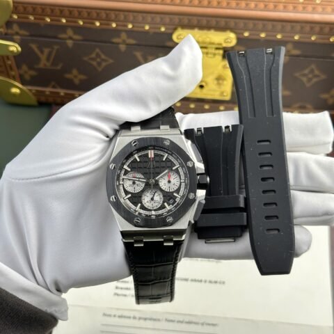 Audemars Piguet Replica 11 Watch Royal Oak Offshore Chronograph 26420 Black Dial APP Factory 43mm - Replica Luxury