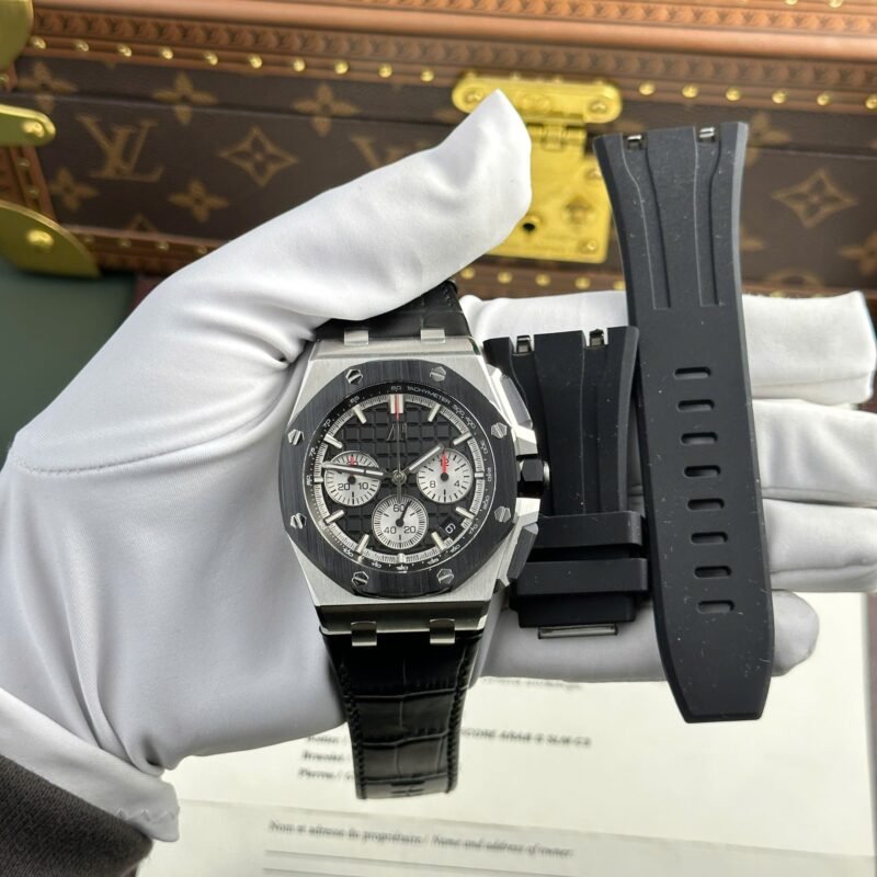 Audemars Piguet Replica 11 Watch Royal Oak Offshore Chronograph 26420 Black Dial APP Factory 43mm - Replica Luxury