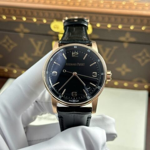 Audemars Piguet Replica Watch Code 11.59 Selfwinding 15210OR Black Dial APS 41mm - Replica Luxury