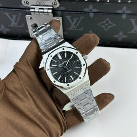 Audemars Piguet Royal Oak 15400ST Best Replica Watch Black Dial APS Factory 41mm - Replica Luxury