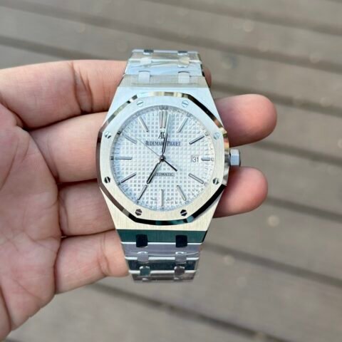 Audemars Piguet Royal Oak 15500ST Replica 1:1 Watch White Dial ZF Factory 41mm - Replica Luxury