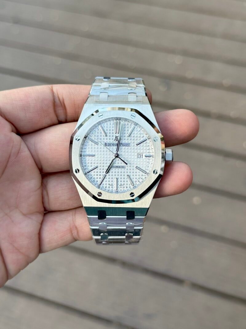 Audemars Piguet Royal Oak 15500ST Replica 1:1 Watch White Dial ZF Factory 41mm - Replica Luxury