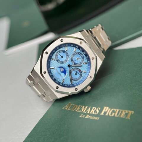 Audemars Piguet Royal Oak 26574PT Replica 1:1 Watch Ice Blue Dial 41mm - Replica Luxury