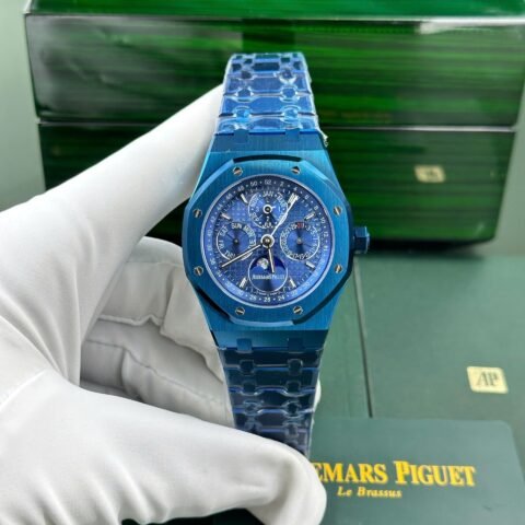 Audemars Piguet Royal Oak Perpetual Calendar 26579CS Best Replica Watch Blue BBR Factory 41mm - Replica Luxury