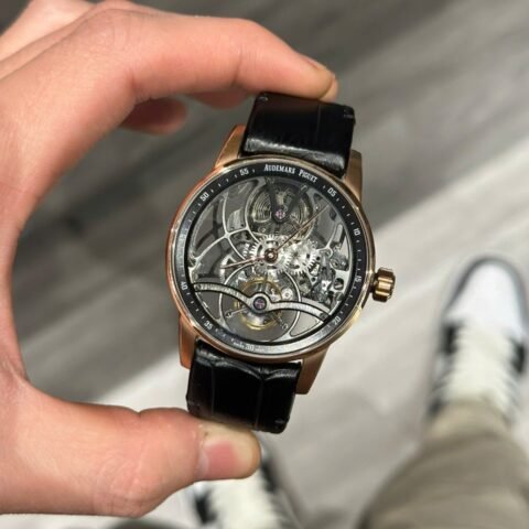 Audemars Piguet Tourbillon Openworked 26600 Replica 11 Watch Skeleton Dial 41mm - Replica Luxury