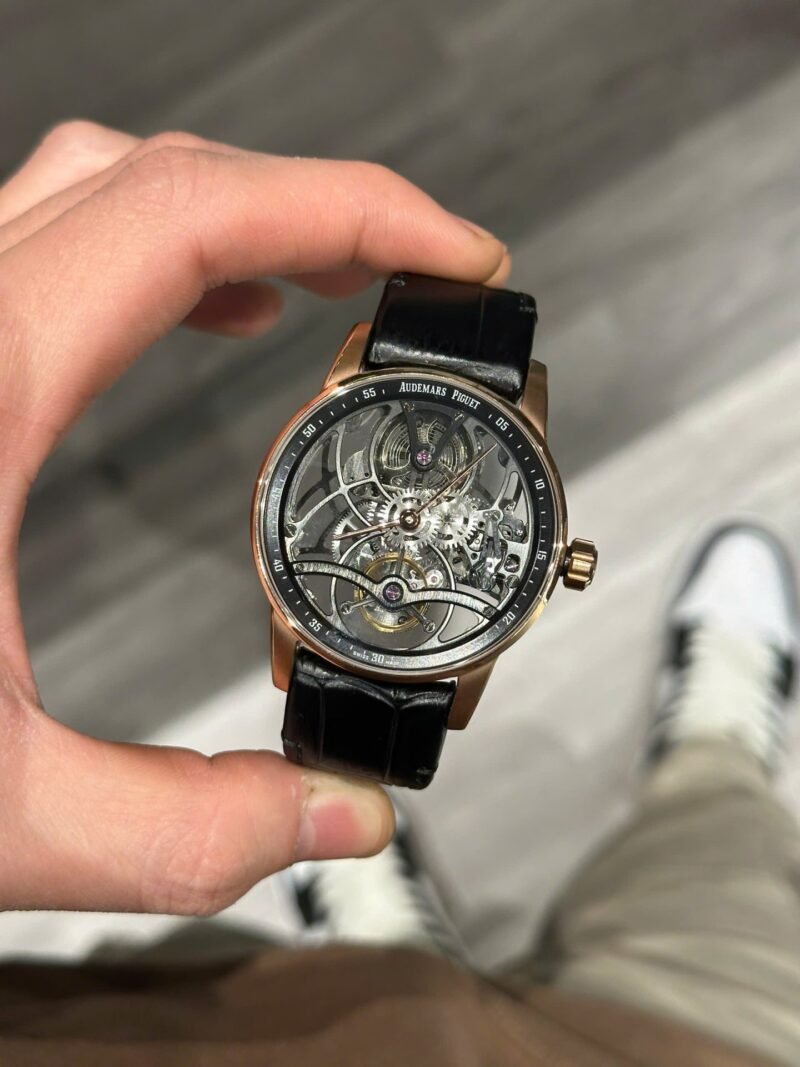 Audemars Piguet Tourbillon Openworked 26600 Replica 11 Watch Skeleton Dial 41mm - Replica Luxury