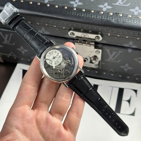 Breguet Tradition 7097 Best Replica Watch Black Leather Strap ZF Factory 40mm - Đồng Hồ Replica 1:1
