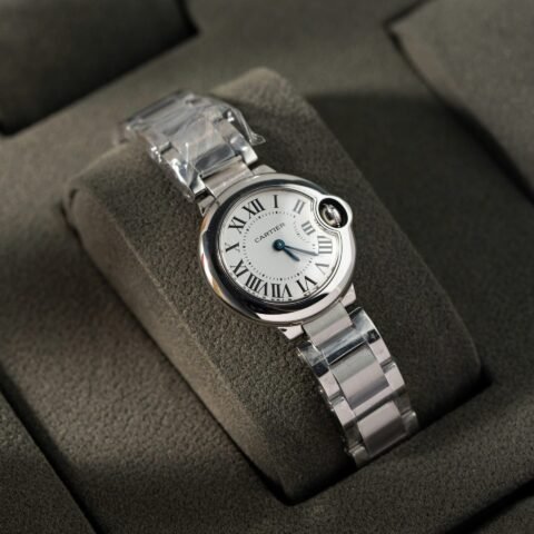 Cartier Ballon Bleu Women's Replica Watch Swiss Quartz Movement Metal Strap 28mm - Đồng Hồ Replica 1:1