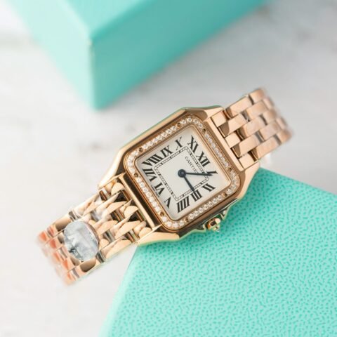 Cartier Panthere Women's Replica Watch Rose Gold Quartz 27mm - Đồng Hồ Replica 1:1