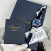 Chopard Happy Sport Replica 1:1 Watch Blue Dial Leather Strap 36mm - Đồng Hồ Replica 1:1