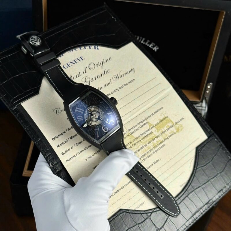 Franck Muller Replica Watch Grand Central Tourbillon Skeleton 45mm - Đồng Hồ Replica 1:1