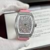 Franck Muller V32 Replica Watch Pink Rubber Strap ABF Factory 36mm - Đồng Hồ Replica 1:1
