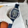 Franck Muller V45 Blue Dial Replica Watch Rubber Strap ABF Factory 45mm - Đồng Hồ Replica 1:1