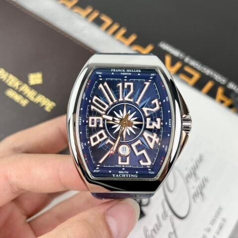 Franck Muller V45 Blue Replica Watch ABF Factory 45mm - Đồng Hồ Replica 1:1