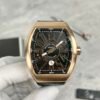 Franck Muller V45 Rose Gold Replica Watch Black Dial AB Factory 45mm - Đồng Hồ Replica 1:1