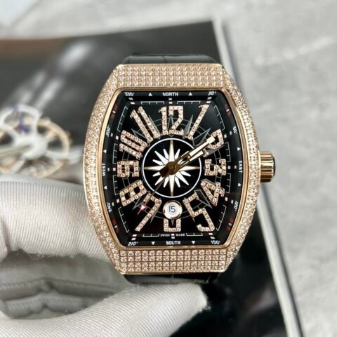 Franck Muller V45 SC DT Best Replica Watch Black ABF Factory 45mm - Đồng Hồ Replica 1:1