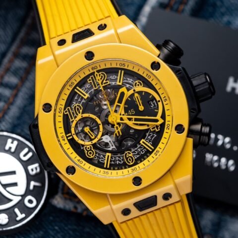 Hublot Big Bang Unico Ceramic Yellow Replica 11 Watch BBF 42mm - Đồng Hồ Replica 1:1