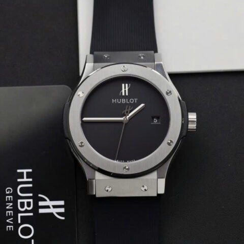 Hublot Classic Fusion 40 Years Anniversary Fake Watch Black Dial 42mm - Đồng Hồ Replica 1:1