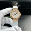Hublot Classic Fusion King Gold Replica Watch Womens White HB Factory 33mm - Đồng Hồ Replica 1:1