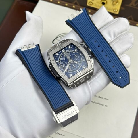 Hublot Spirit Of Big Bang Titanium Replica Watch Dial Blue BBF Factory 42mm - Đồng Hồ Replica 1:1