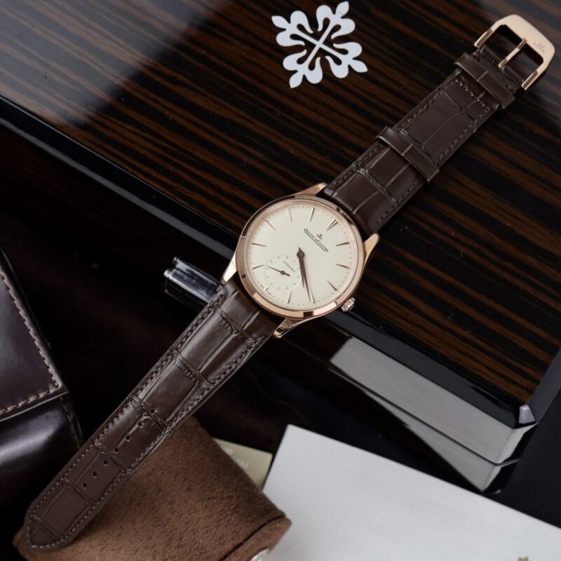 Jaeger-LeCoultre Fake Watches Master Ultra-Thin Rose Gold 39mm - Đồng Hồ Replica 1:1
