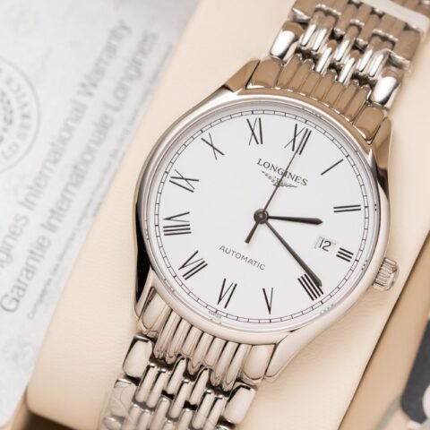 Longines Best Replica Watch Lyre Replica Cao Cấp L4.961.4.11.6 Dial White 40mm - Đồng Hồ Replica 1:1