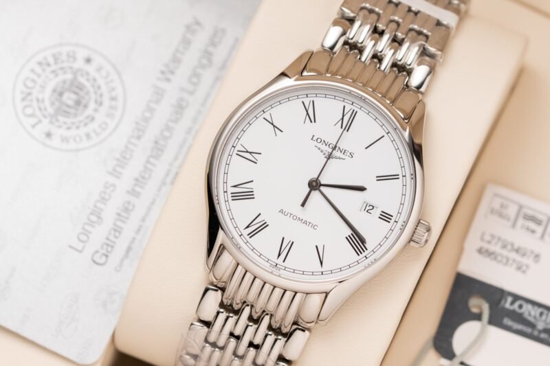 Longines Best Replica Watch Lyre Replica Cao Cấp L4.961.4.11.6 Dial White 40mm - Đồng Hồ Replica 1:1
