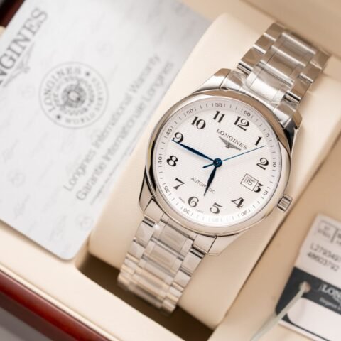 Longines Replica Watch Master Collection L2.755.4.78.6 White Dial Metal Wire 38.5mm - Đồng Hồ Replica 1:1