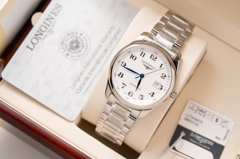 Longines Replica Watch Master Collection L2.755.4.78.6 White Dial Metal Wire 38.5mm - Đồng Hồ Replica 1:1