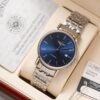 Longines Replica Watches Lyre L4.961.4.92.6 Blue Dial Metal Wire 40mm - Đồng Hồ Replica 1:1