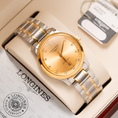 Longines Replica Watches Master Collection L2.628.5.37.7 Demi Gold 38.5mm - Đồng Hồ Replica 1:1