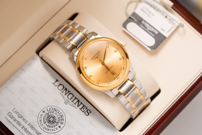 Longines Replica Watches Master Collection L2.628.5.37.7 Demi Gold 38.5mm - Đồng Hồ Replica 1:1