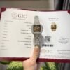 Patek Philippe Cubitus 5821 Dial Brown Replica Watch Full Diamonds Moissanite Hong Kong 45mm - Đồng Hồ Replica 1:1