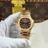 Patek Philippe Nautilus 5711 Refined Max Option 18K Gold Wrapped Chocolate Dial 40mm - Đồng Hồ Replica 1:1
