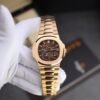 Patek Philippe Nautilus 5712R Replica Watch Dial Brown PPF Factory 40mm - Đồng Hồ Replica 1:1
