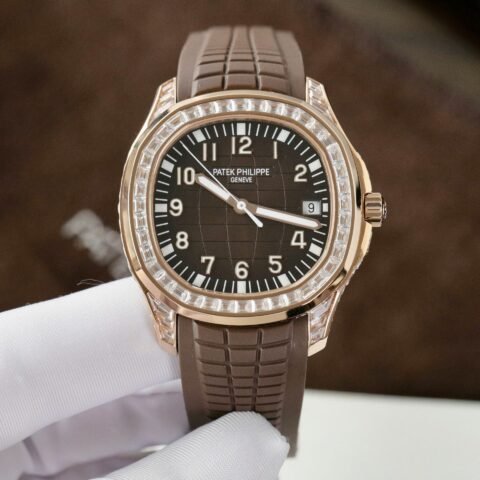 Patek Philippe Replica 11 Watch Aquanaut 5167R Dial Brown GR Factory 40mm - Đồng Hồ Replica 1:1