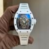 Richard Mille RM055 Bubba Watson Replica Watch Ceramic White Black Dial BBR Factory 45mm - Đồng Hồ Replica 1:1
