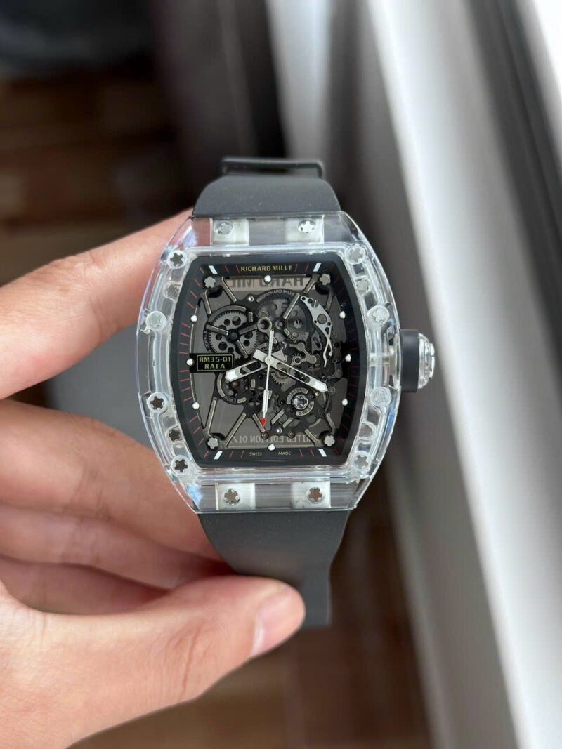Richard Mille RM35-01 Rafa High Quality Replica Watch Rubber Strap 44mm - Đồng Hồ Replica 1:1