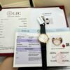 Rolex Cellini Date 50515 Gold Wrapped Replica Watch Leather Strap 39mm - Đồng Hồ Replica 1:1