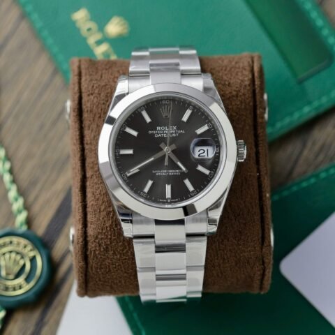 Rolex DateJust 126300 Best Replica Watch Men Dial Gray VS Factory 41mm - Đồng Hồ Replica 1:1