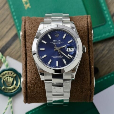 Rolex DateJust 126300 Replica Watches Dial Blue Oyster Strap VS Factory 41mm - Đồng Hồ Replica 1:1