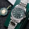 Rolex DateJust 126334 Replica Watch Green Dial Jubilee Strap Clean 41mm - Đồng Hồ Replica 1:1