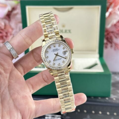 Rolex DateJust 278288 Replica Watch President Strap Diamond Bezel 31mm - Đồng Hồ Replica 1:1