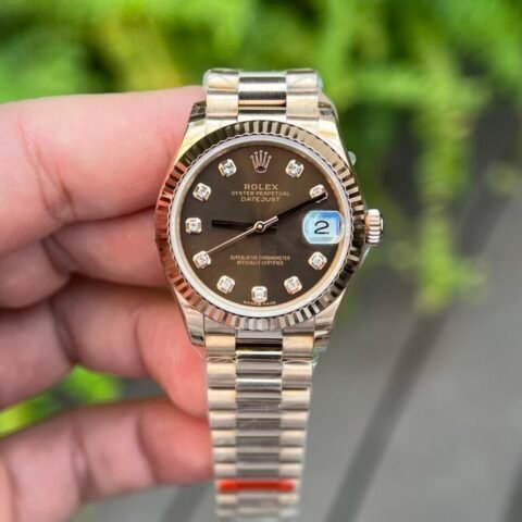 Rolex DateJust Chocolate Dial Super Fake 11 BP Factory 31mm - Đồng Hồ Replica 1:1