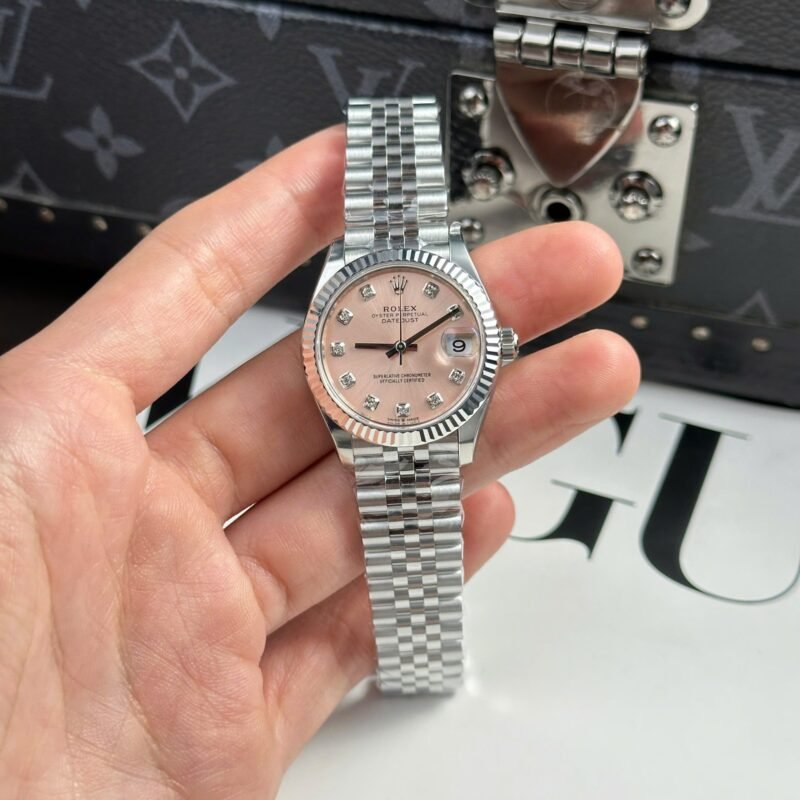 Rolex DateJust Replica Watch Dial Pink Jubilee Strap THB Factory 31mm - Đồng Hồ Replica 1:1