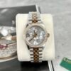 Rolex DateJust Replica Watch Flower Dial With Diamond Bezel 31mm - Đồng Hồ Replica 1:1