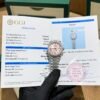 Rolex DateJust Replica Watch Moissanite Diamond Pink Dial 31mm - Đồng Hồ Replica 1:1